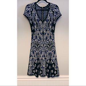 A-line patterned dress